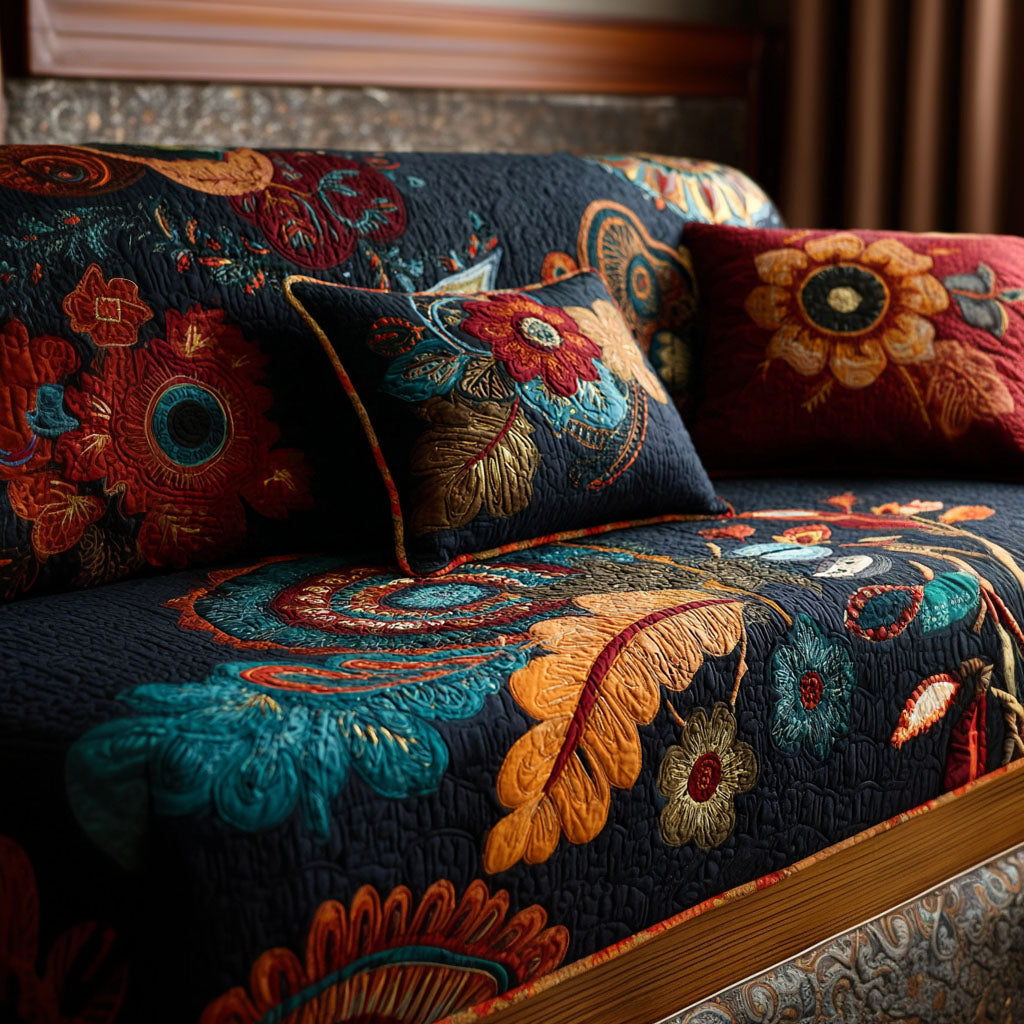 Mælkebøtte Himmel Quiltet Sofa Dække