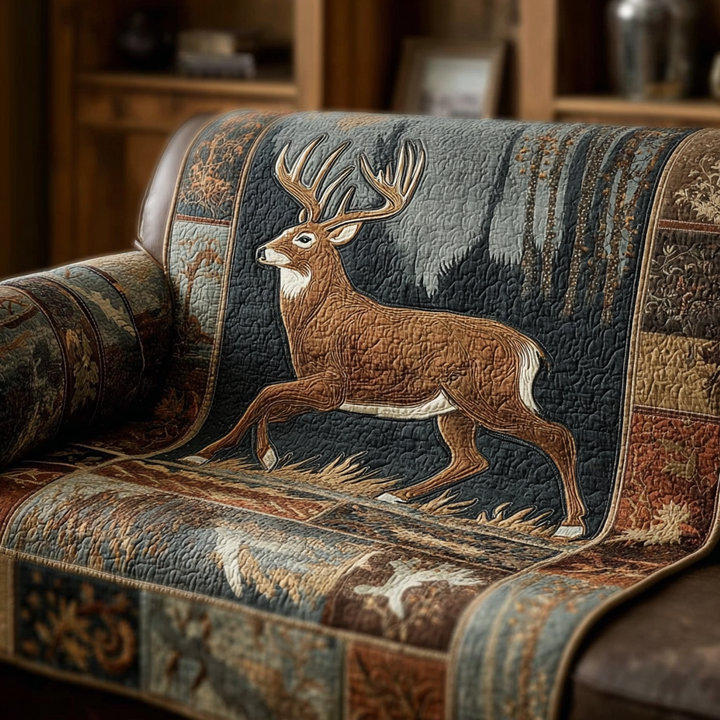 Rensdyr Quilted Sofa Cover