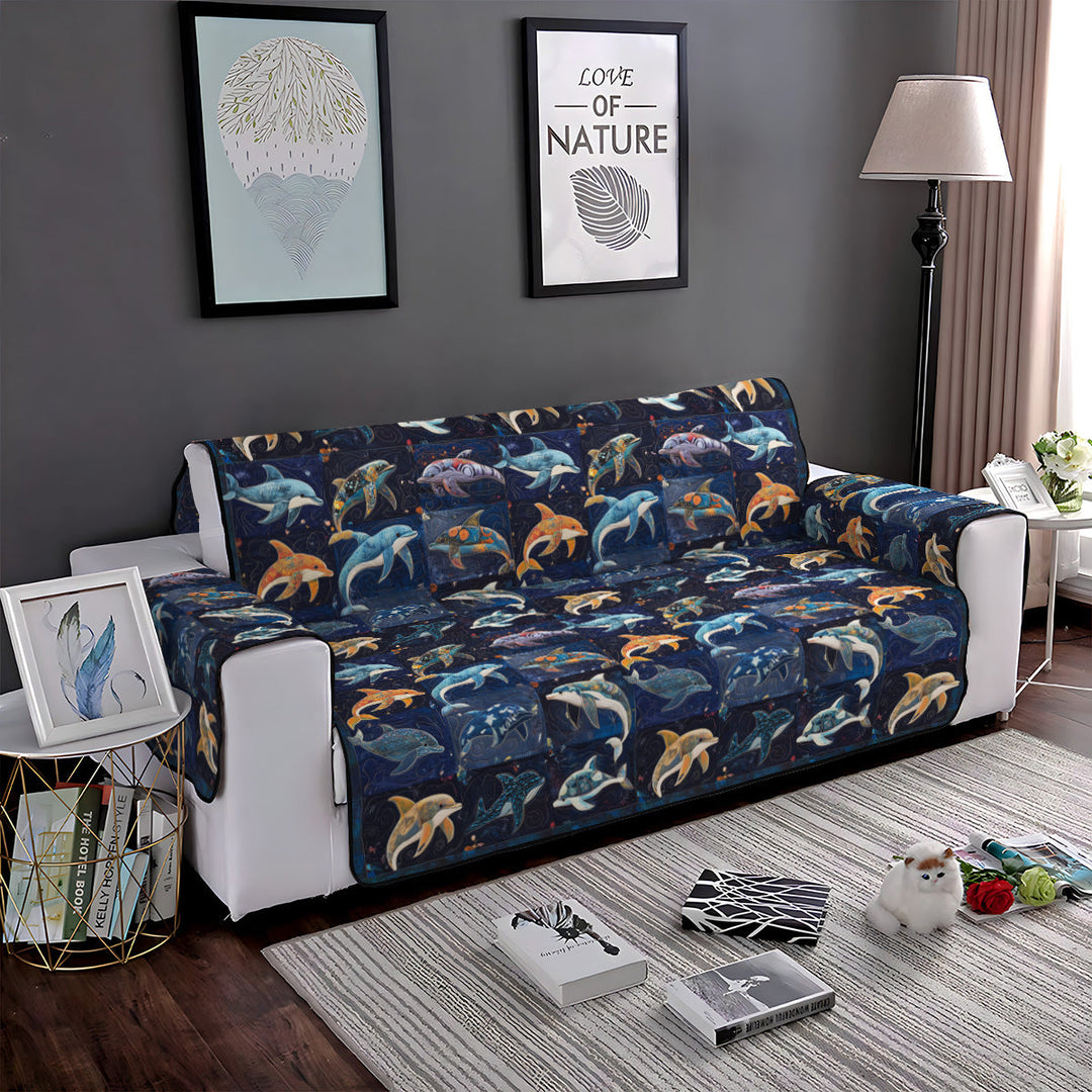 Delfin Drømme Polstret Sofa Dække