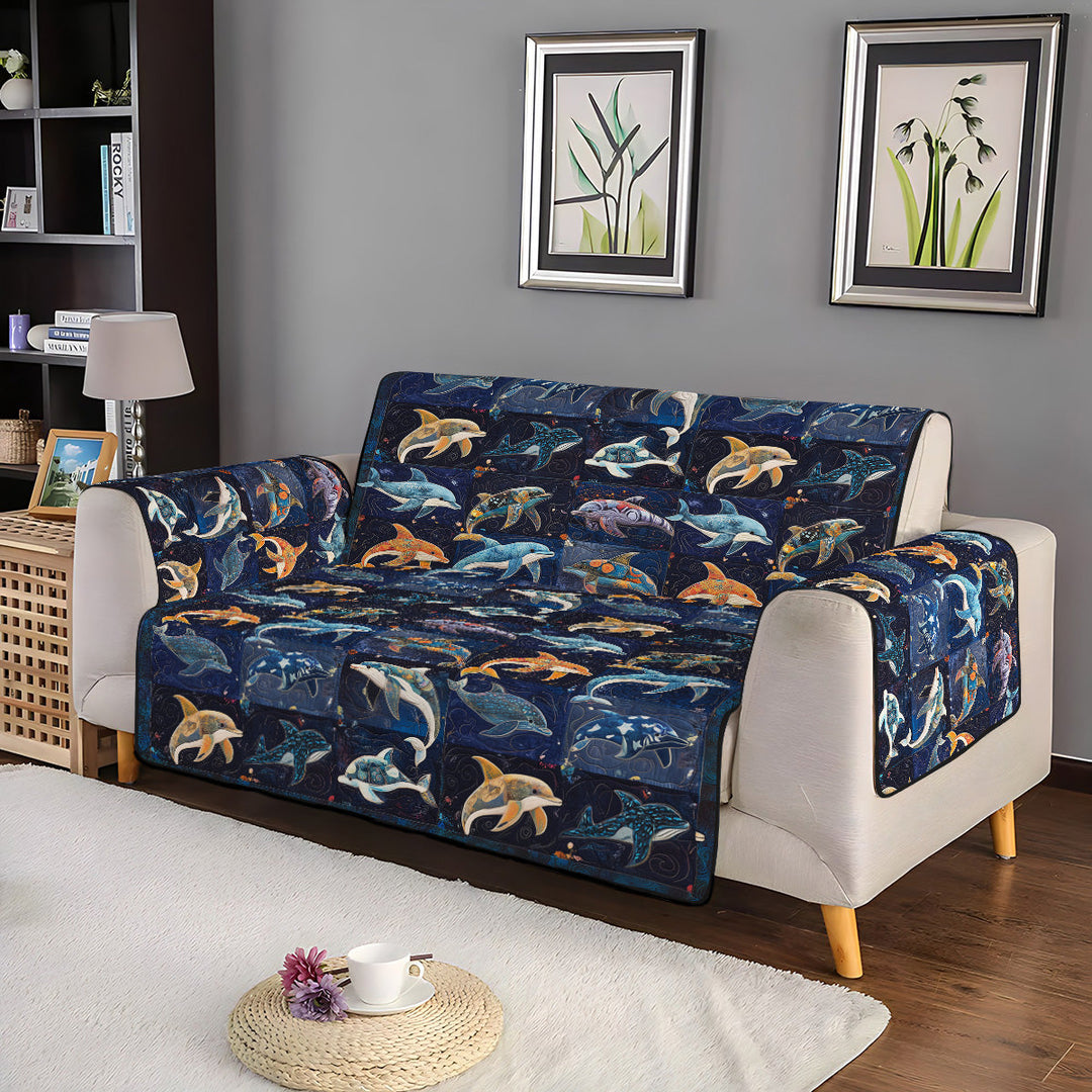 Delfin Drømme Polstret Sofa Dække