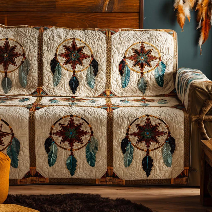 Native Quilted Sofa Cover