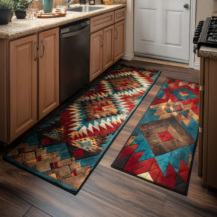Native Kitchen Area Rug