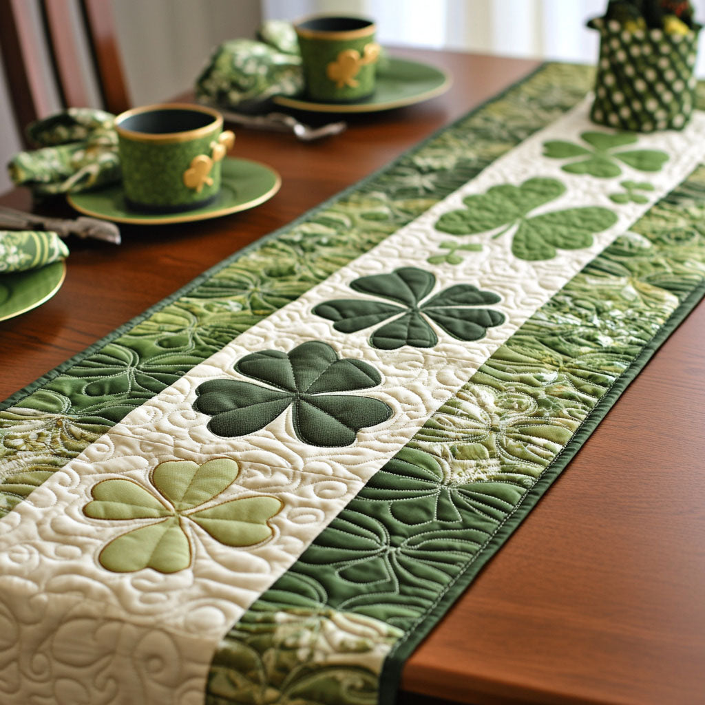 Emerald Grace Quiltet Bordløber