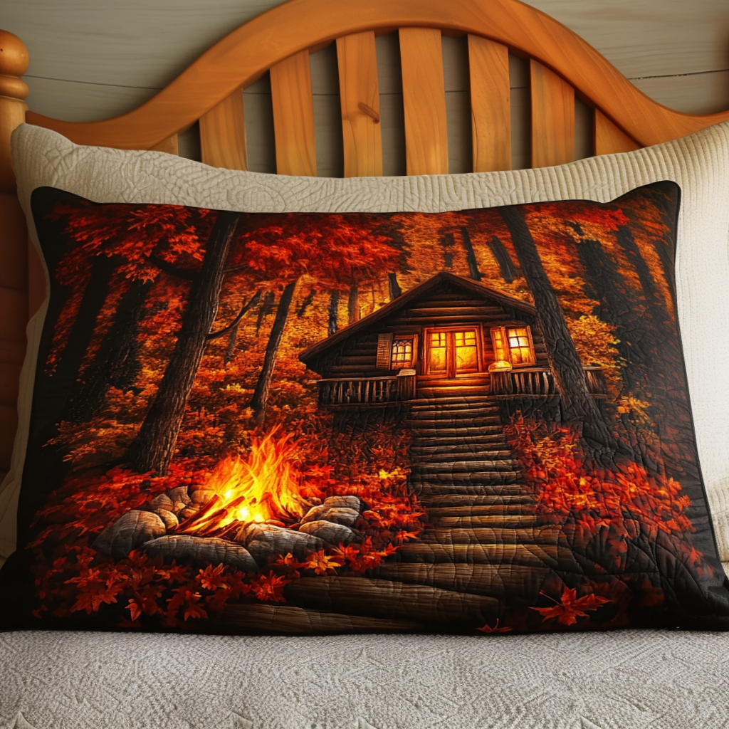 Fall Glow Quilted Bedding Pillow Case
