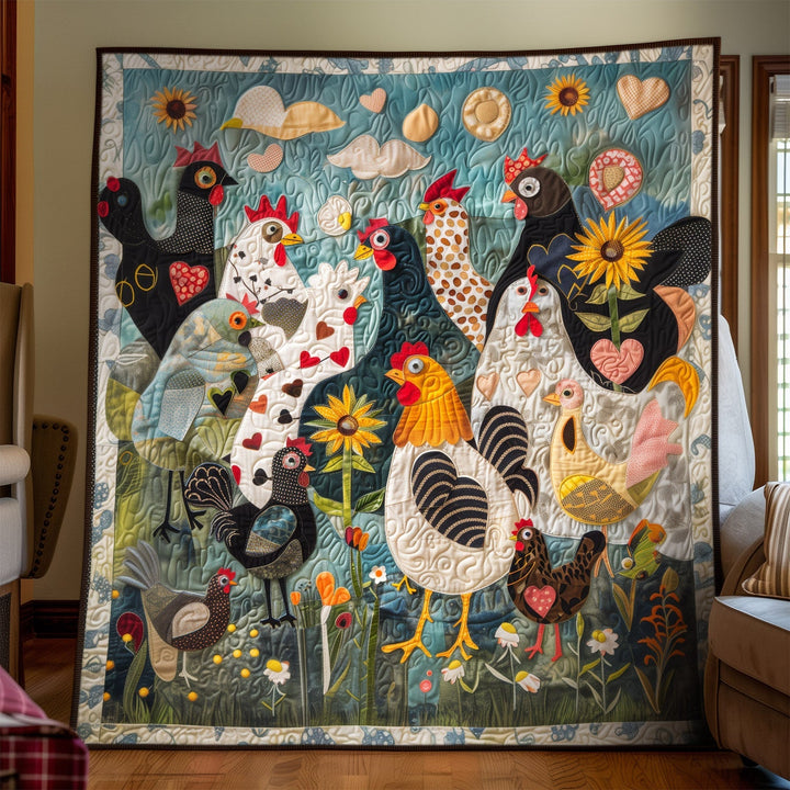 Fjeret Have Kunst Quilt Ophæng