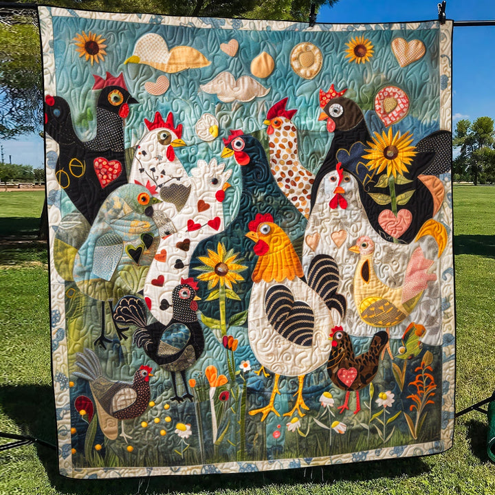 Fjeret Have Kunst Quilt Ophæng