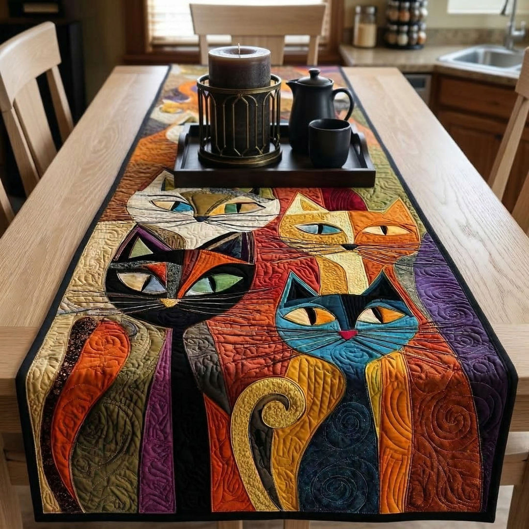 Feline Frolic Quiltet Bordløber