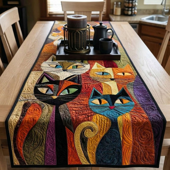 Feline Frolic Quiltet Bordløber