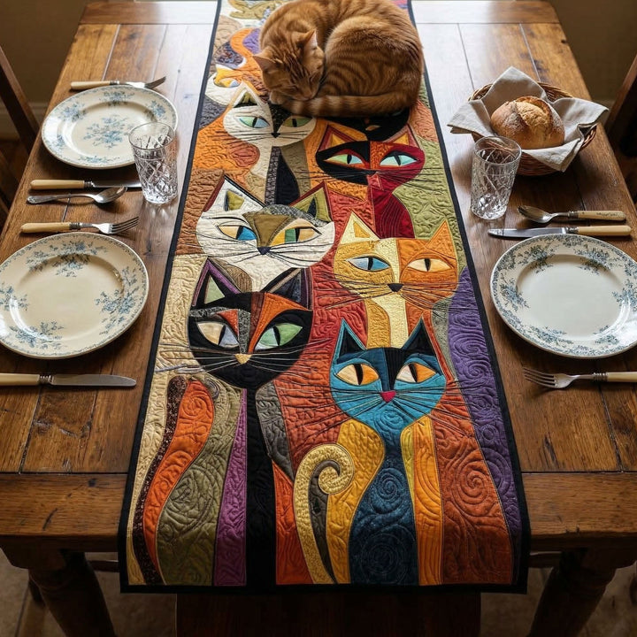 Feline Frolic Quiltet Bordløber