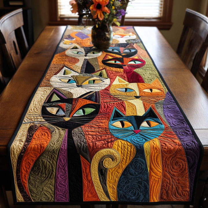 Feline Frolic Quiltet Bordløber