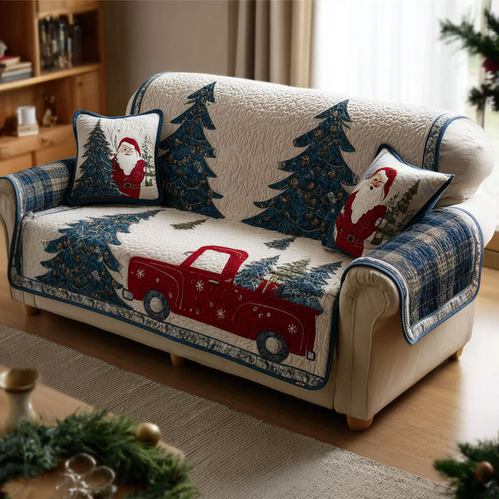 Festlig Leverings Quiltet Sofa Dække