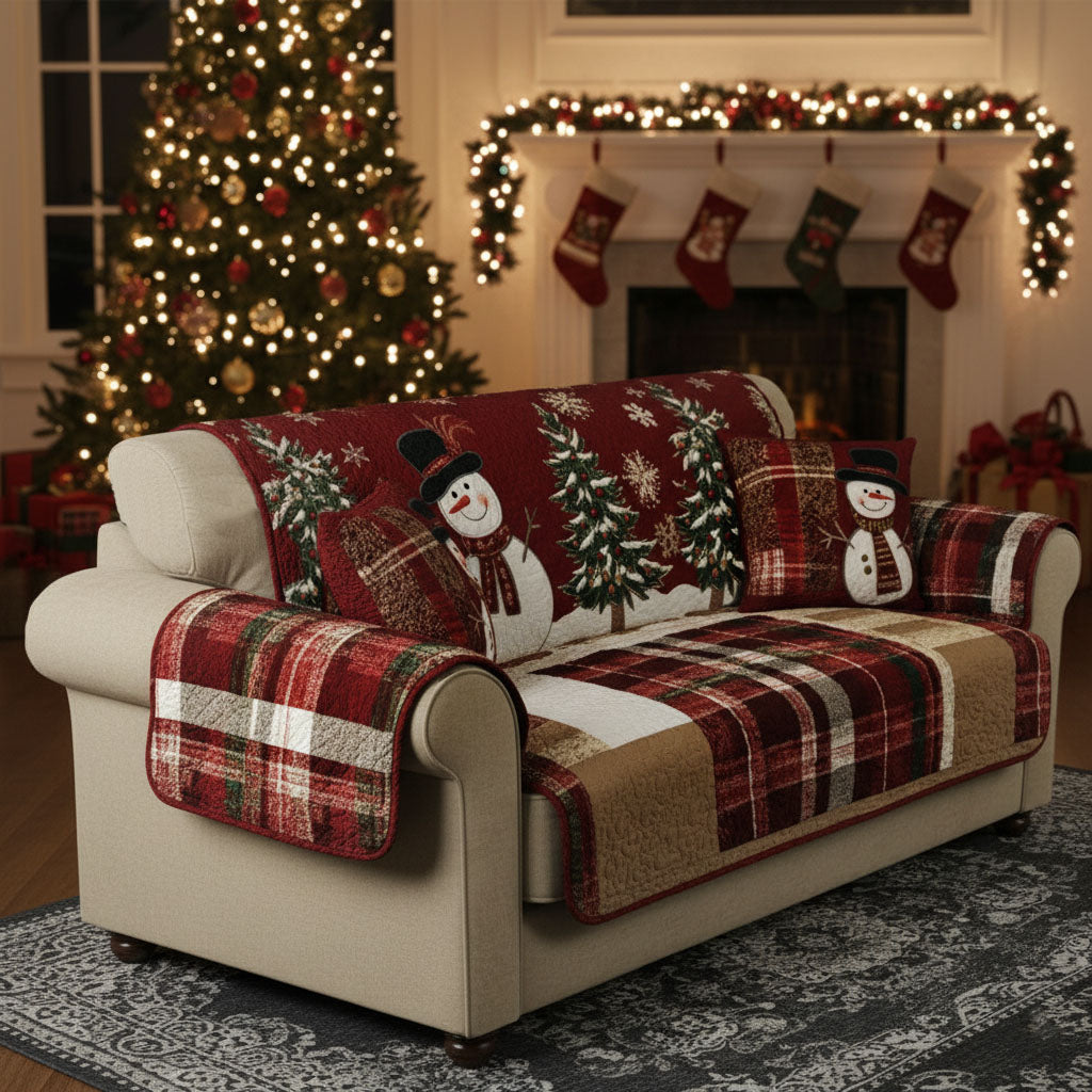 Festlige Nætter Quilted Sofa Cover