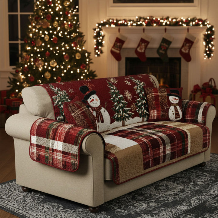 Festlige Nætter Quilted Sofa Cover