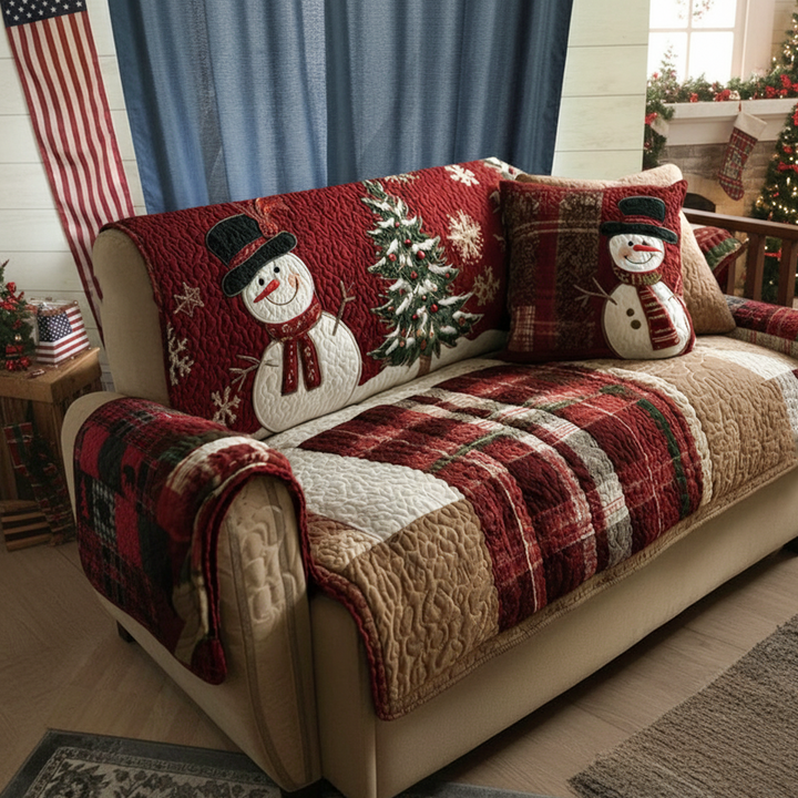 Festlige Nætter Quilted Sofa Cover