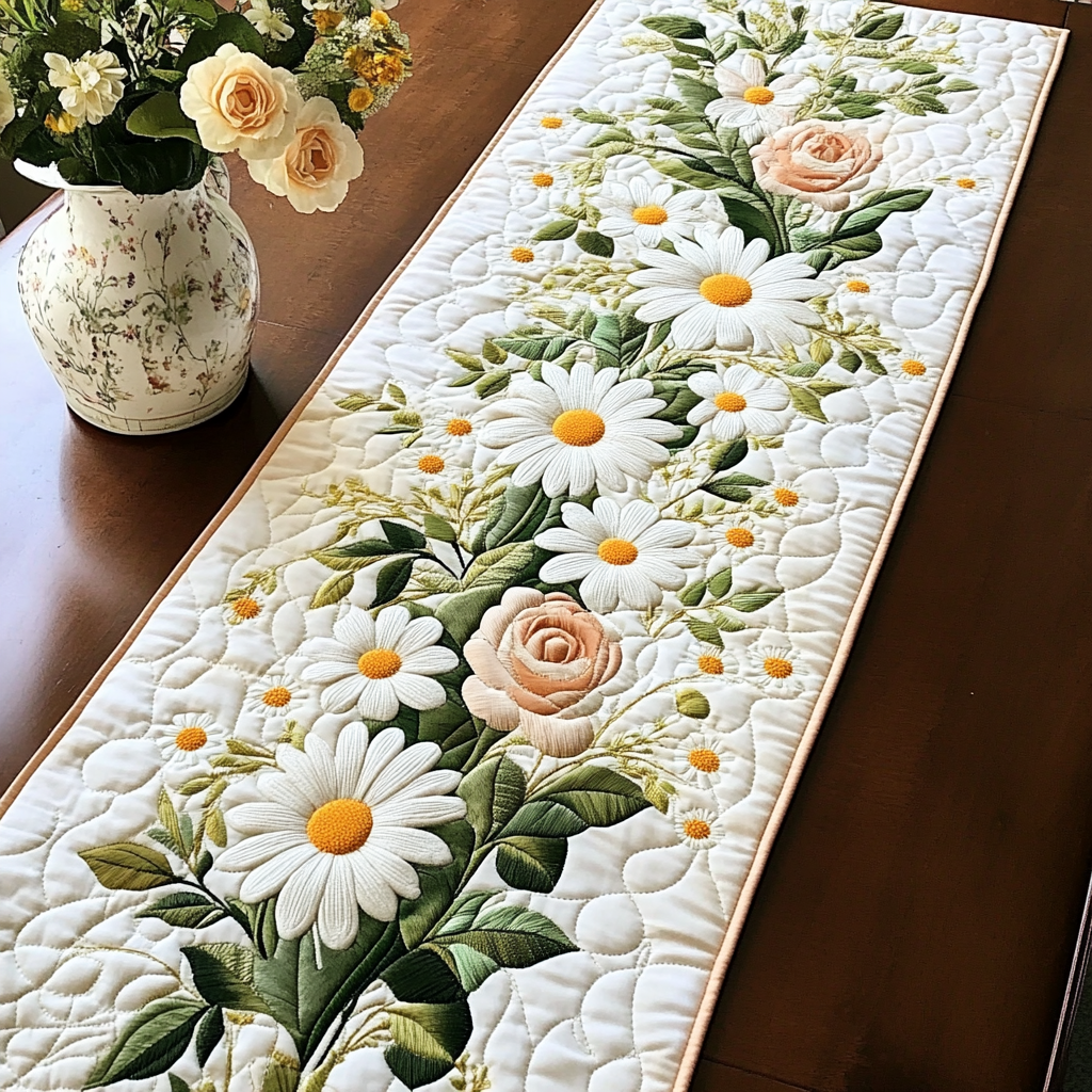 Blomsterbrise Quilted Bordløber