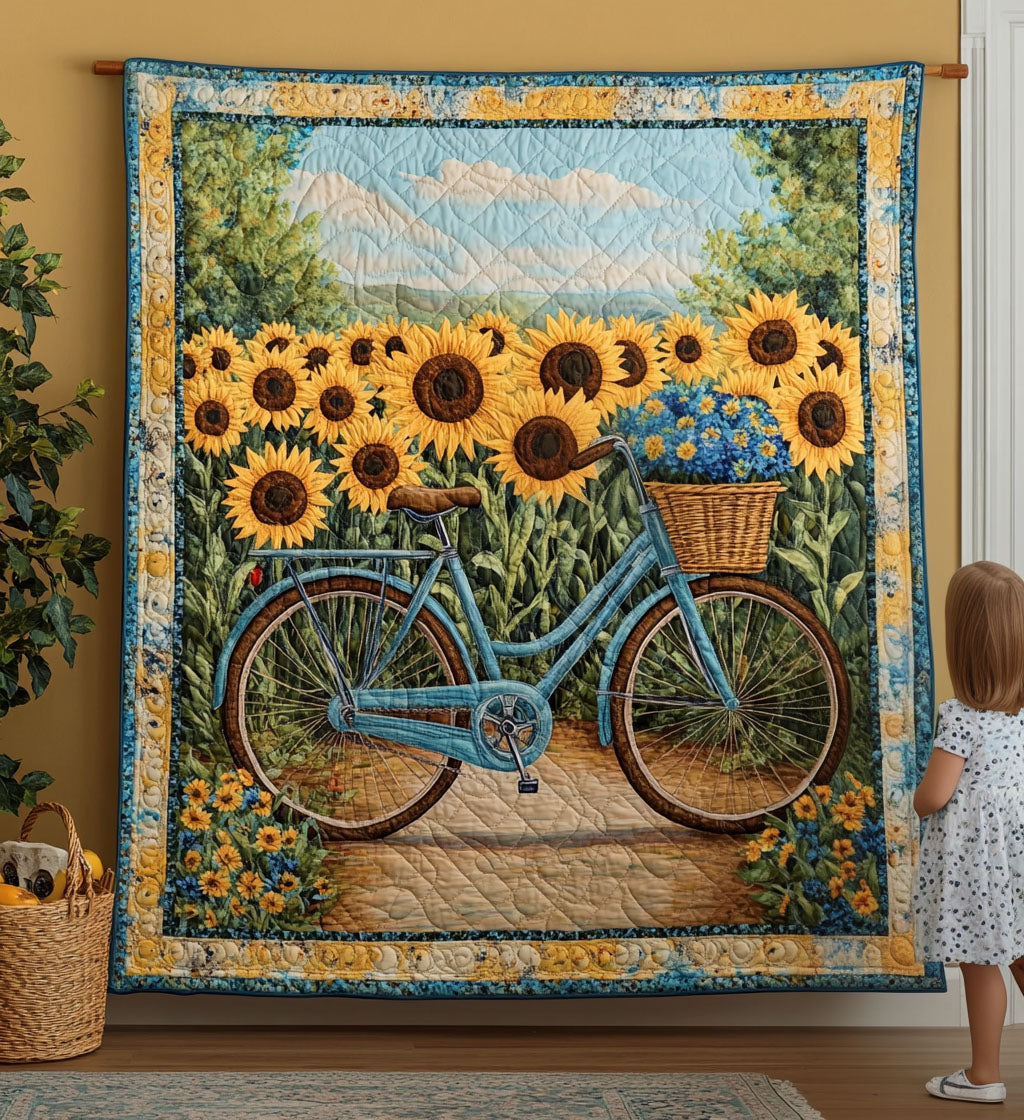Floral Wanderlust Kunst Quilt Vægophæng