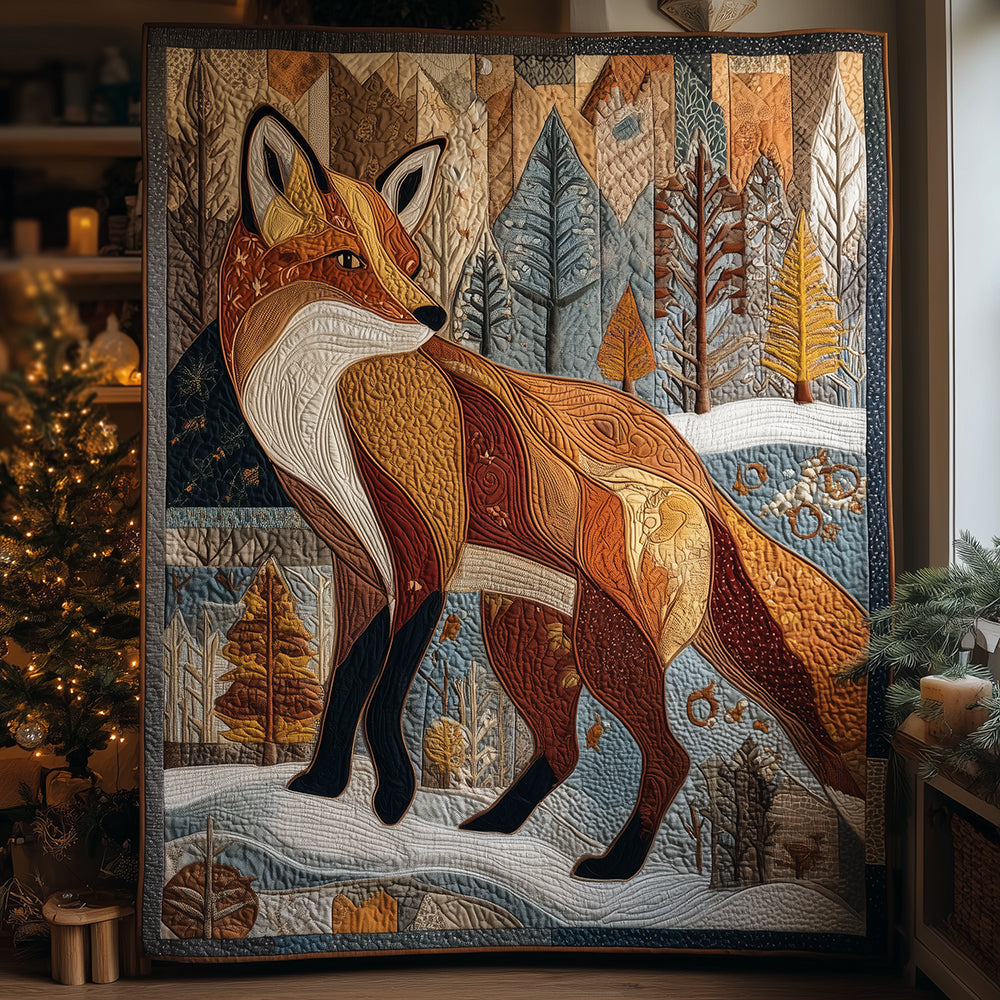 Frost Fox Quiltet Tæppe