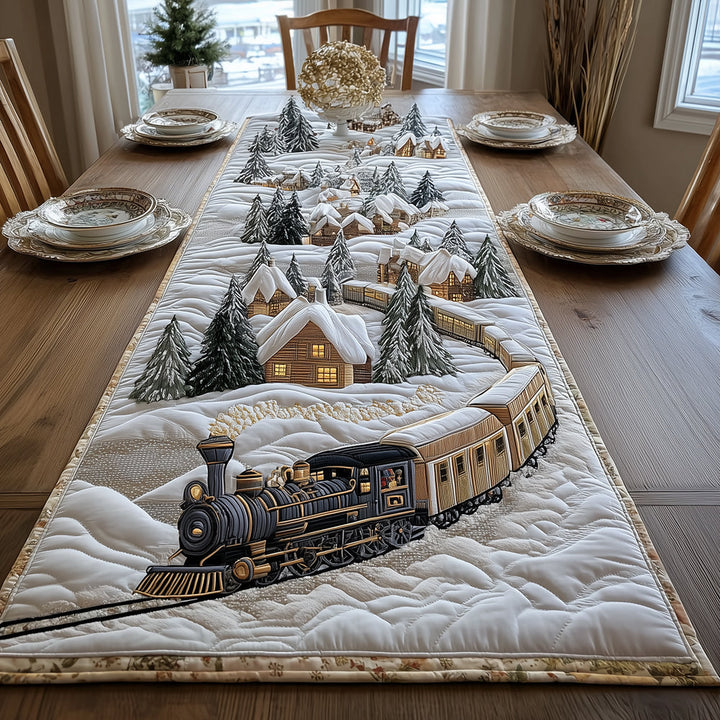 Vinter Tog Quilted Bordløber
