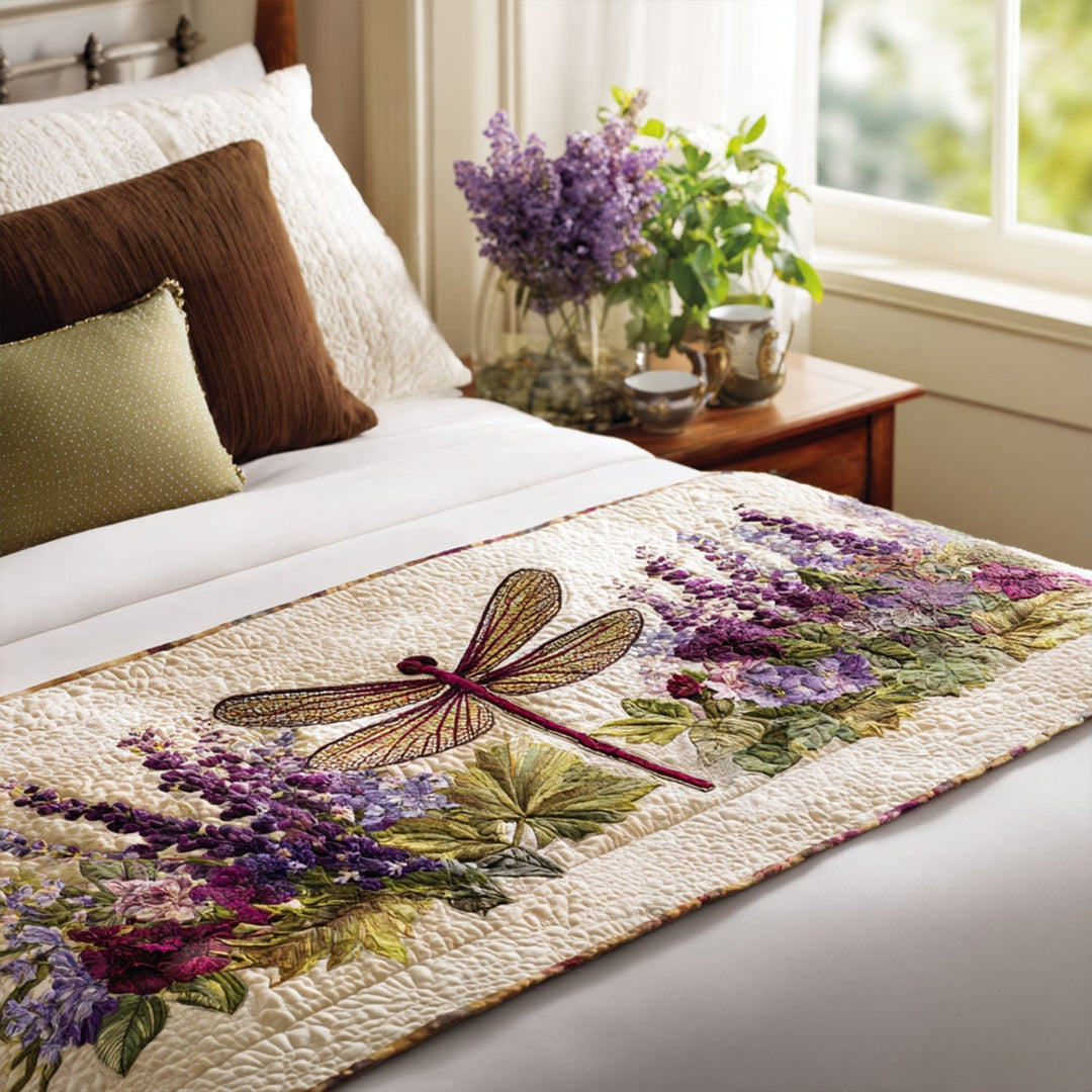 Drageflue Quilted Bed Runner