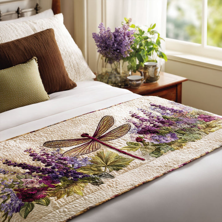 Drageflue Quilted Bed Runner