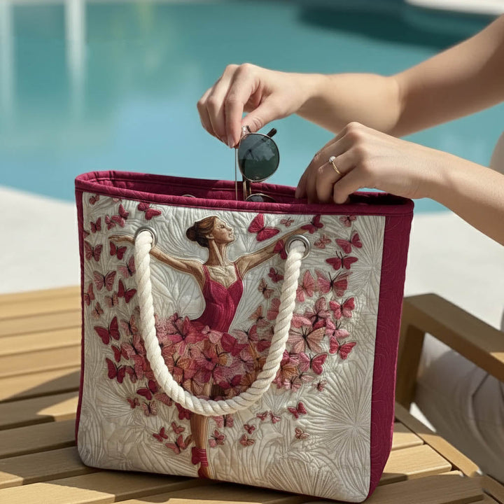 Strandtaske - Sommerfugl Ballerina