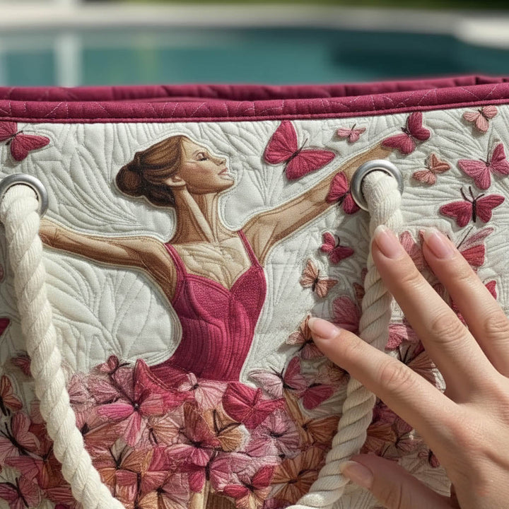 Strandtaske - Sommerfugl Ballerina
