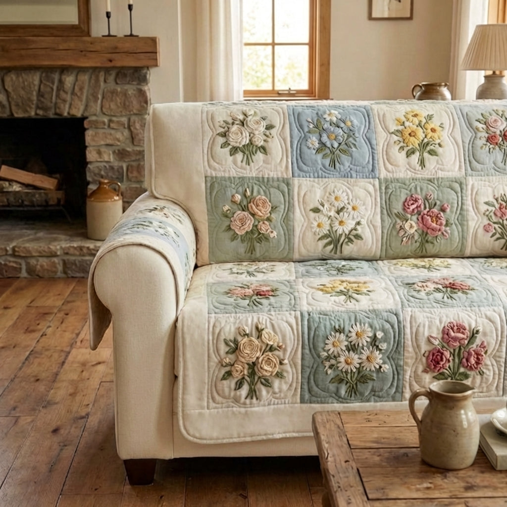 Blødt Have Quiltet Sofa Dække