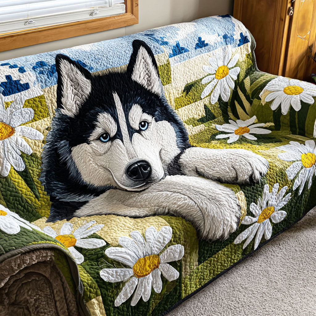 Blød Husky Quilted Sofa Dække