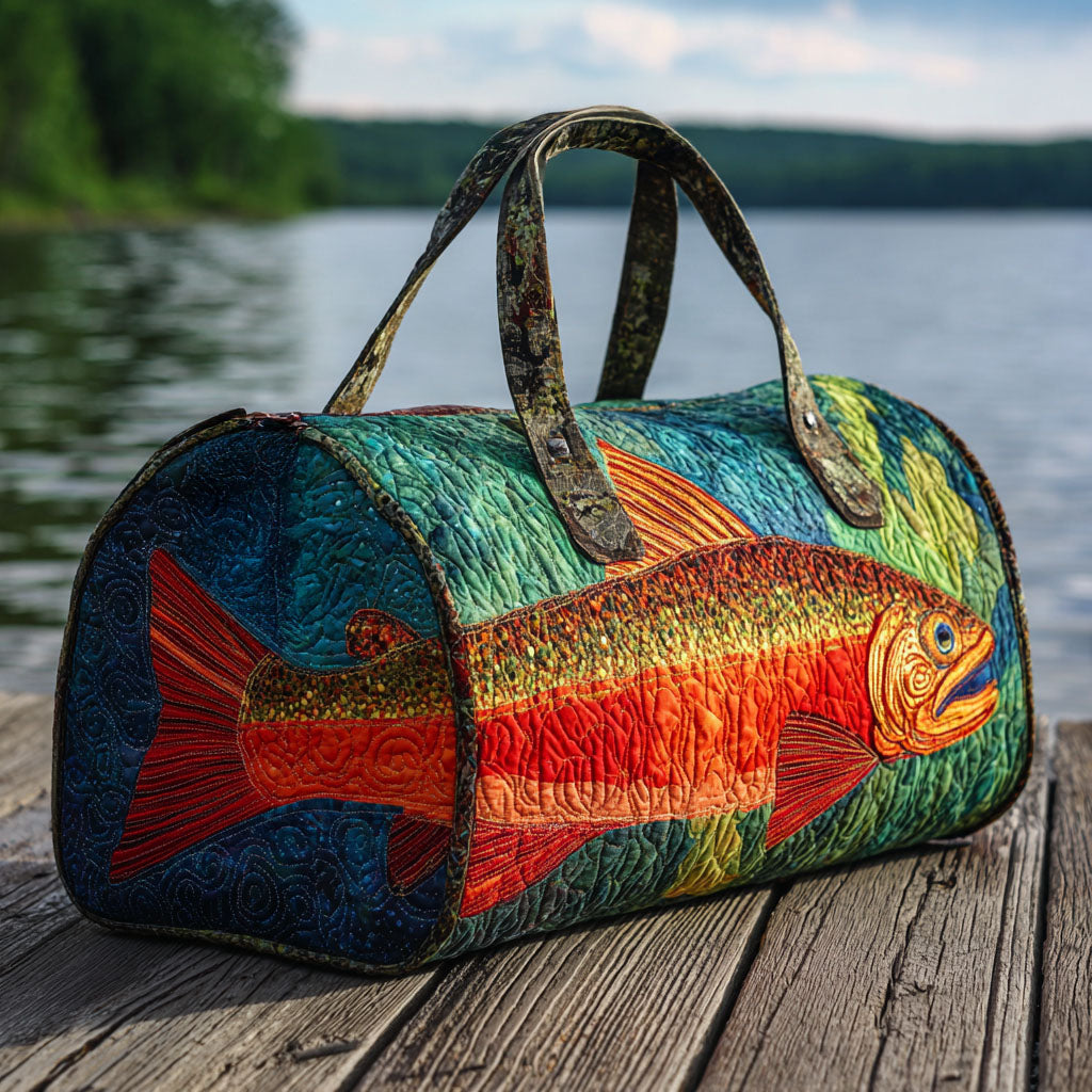 Fiskeri Quiltet Duffle Bag