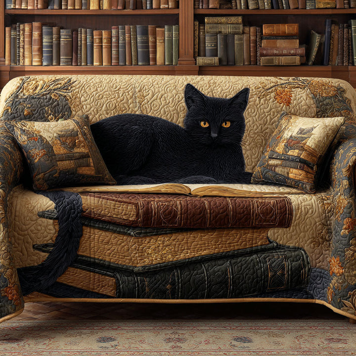 Læse Kattens Vatteret Sofa Cover
