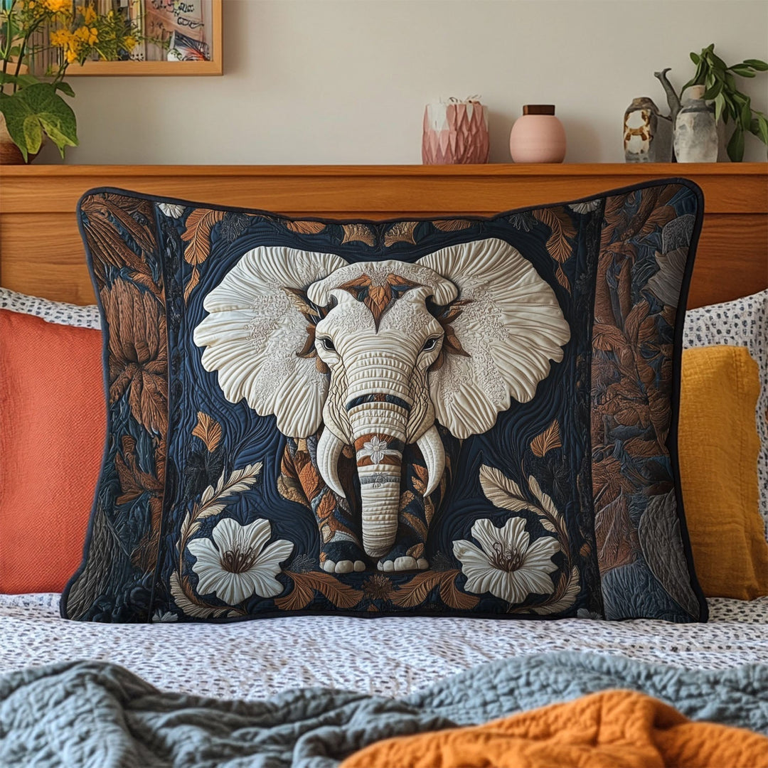 Grå Majestæt Quilted Sengetøj Pudebetræk
