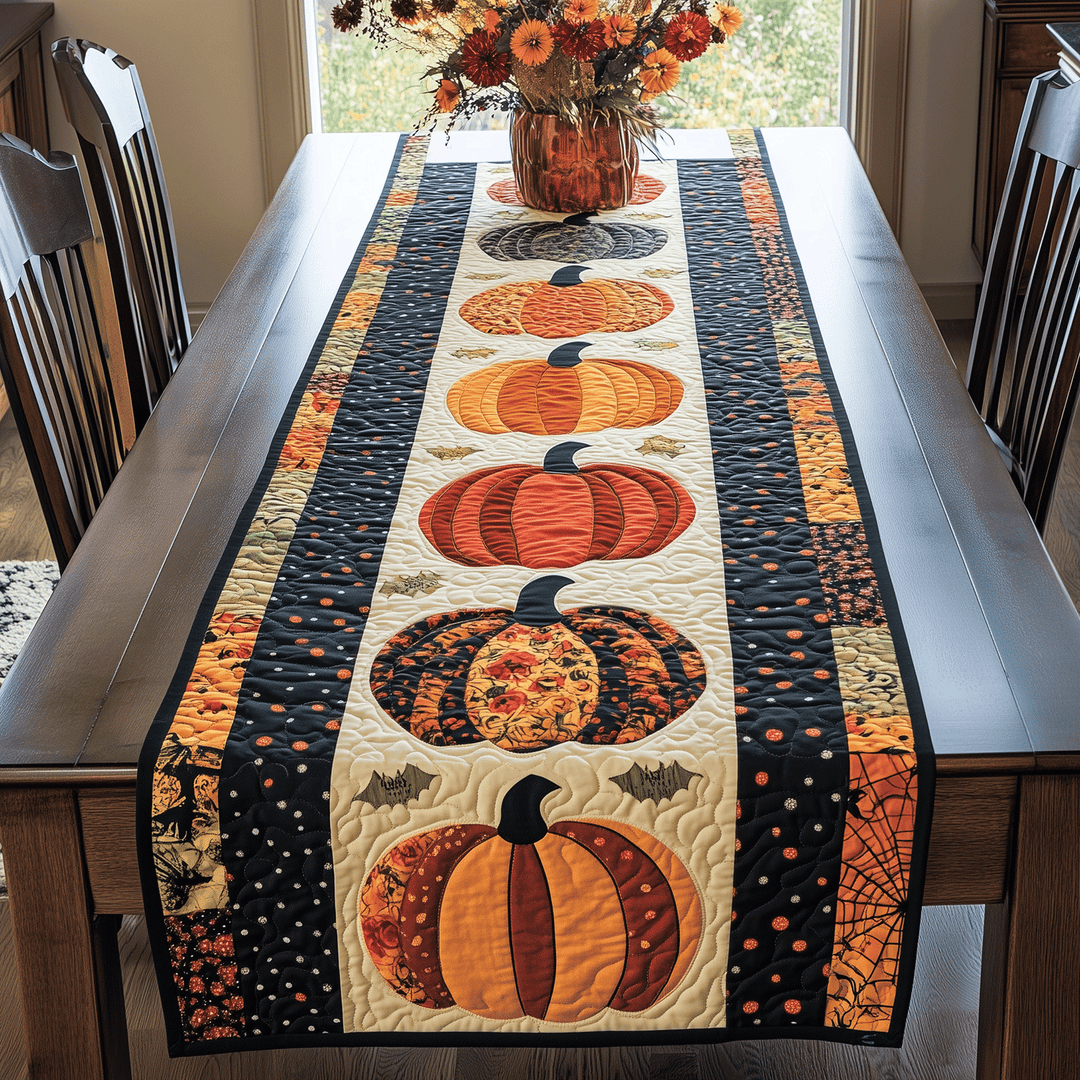Græskar Quilted Bordløber