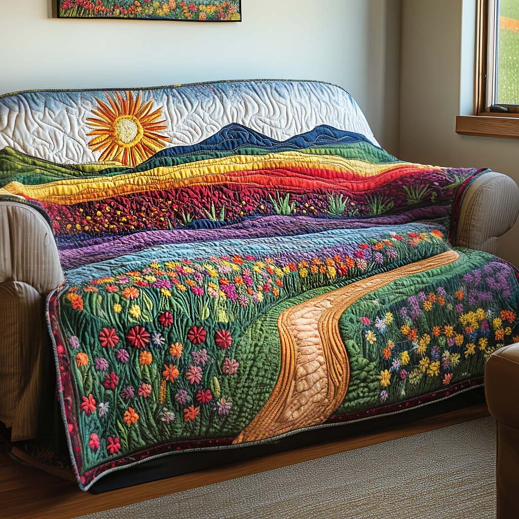 Solskin Quiltet Sofa Dække