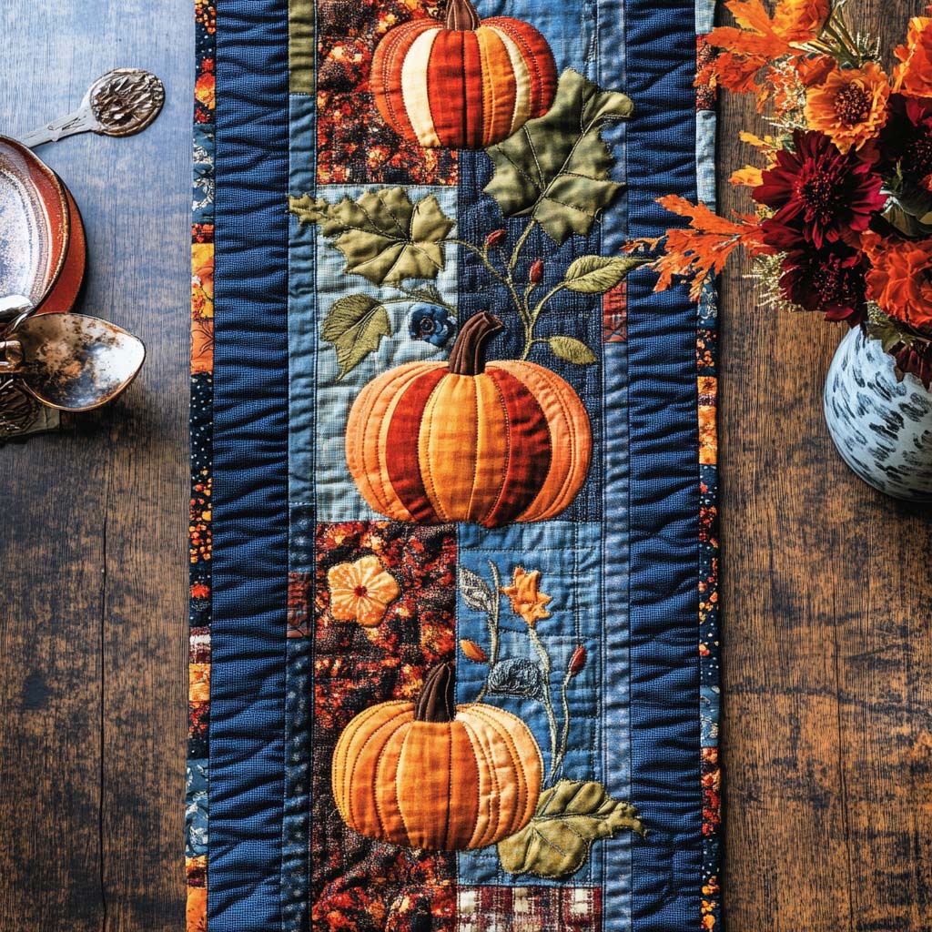 Fald Quilted Table Runner