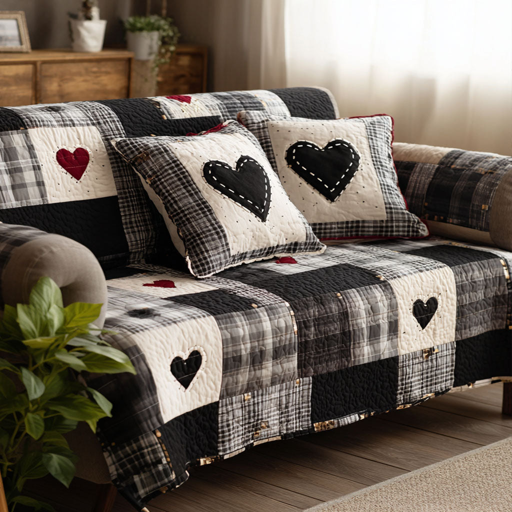 Hjertevarm Hjem Quiltet Sofa Dæk