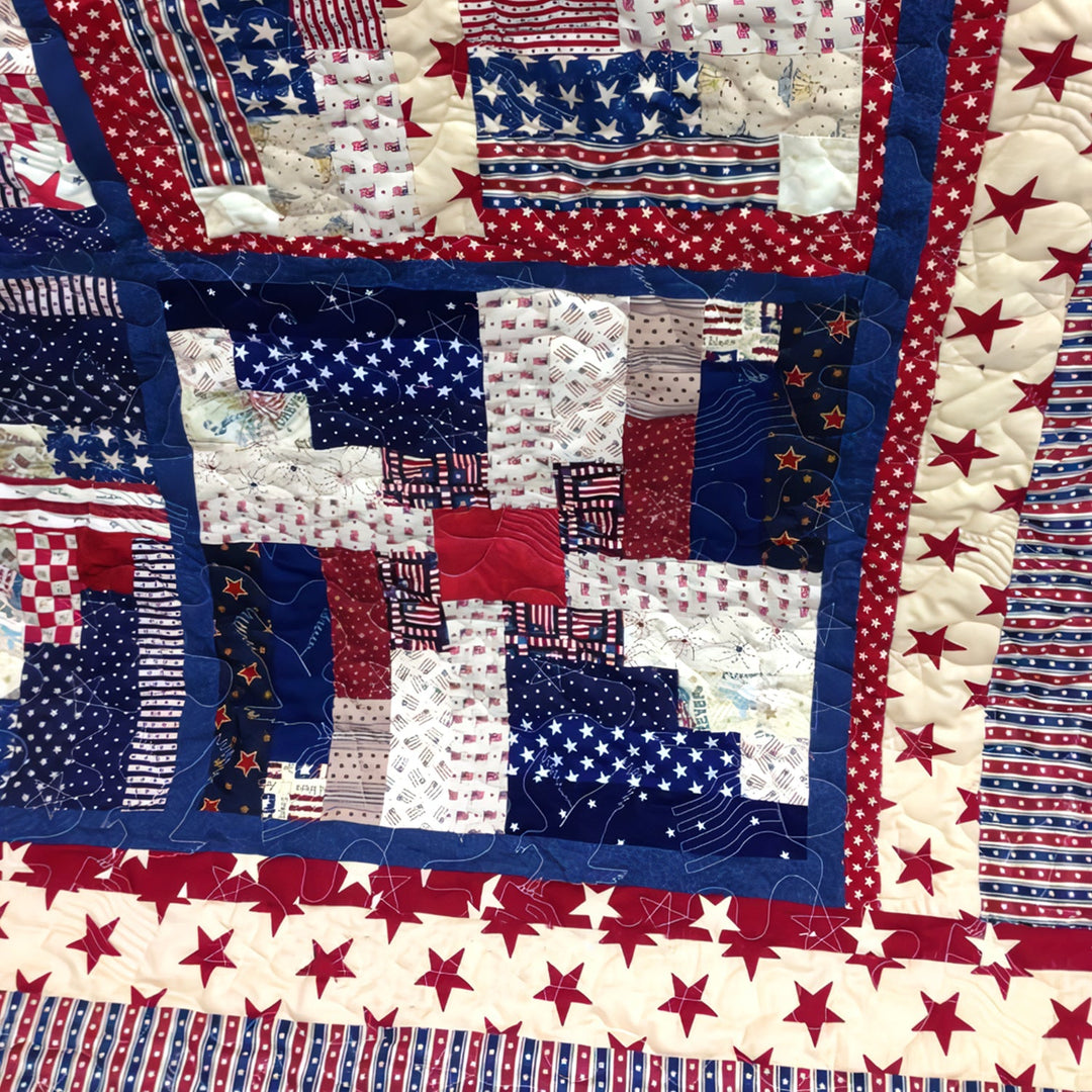 Arv Patchwork Quiltet Tæppe