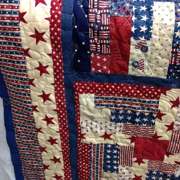 Arv Patchwork Quiltet Tæppe
