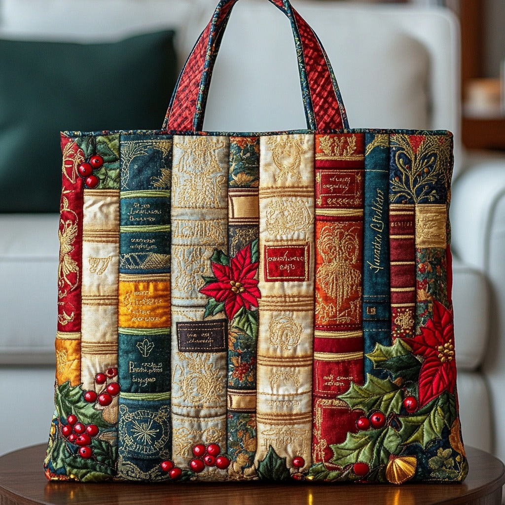 Feriebøger Quilted Tote Bag