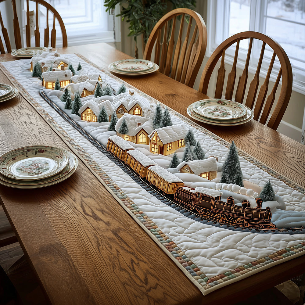 Vinter Tog Quilted Bordløber