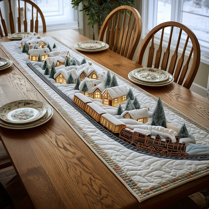 Vinter Tog Quilted Bordløber