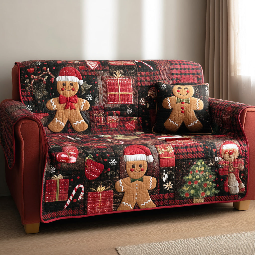 Ferievarm Hilsen Quilted Sofa Cover