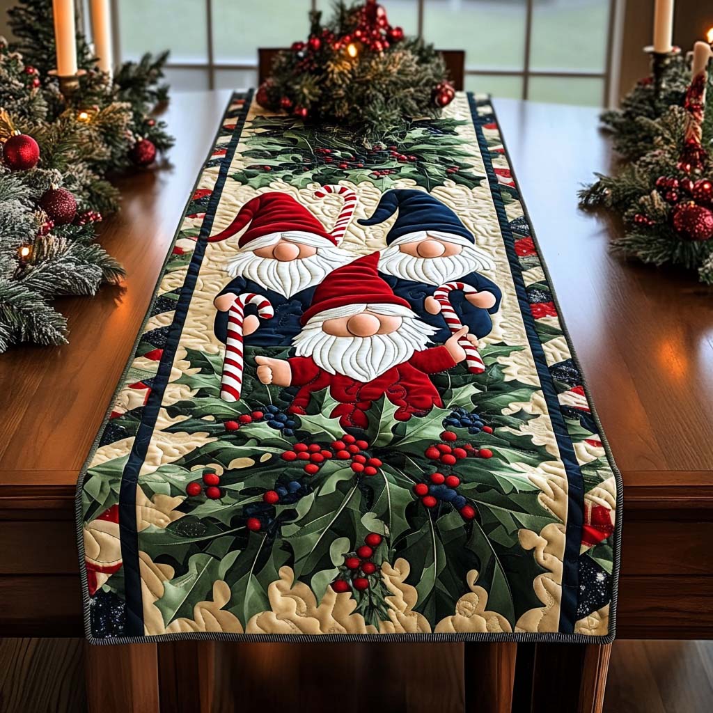 Holly Jolly Quiltet Bordløber