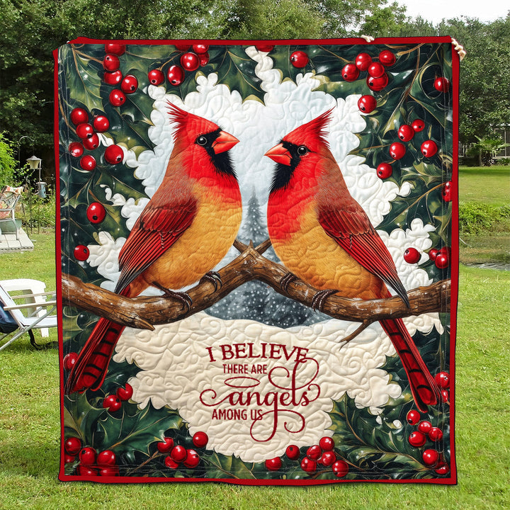 Jeg tror, der er engle blandt os Kunst Quilt Hængende