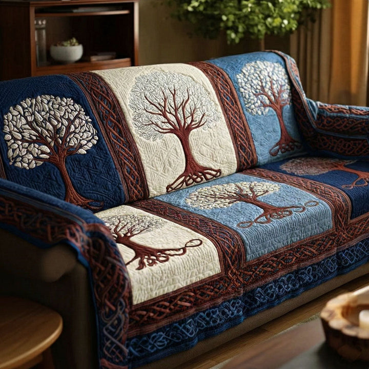 Livets Træ Quilted Sofa Cover