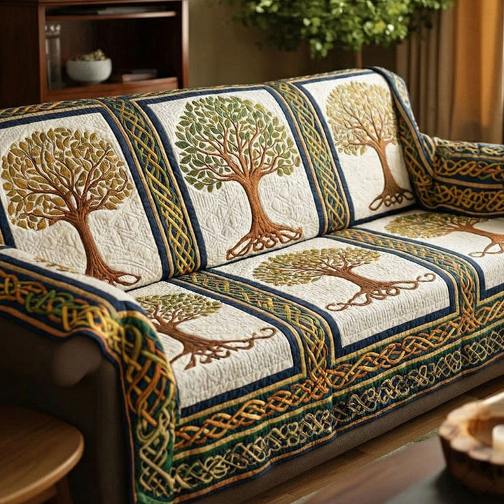 Livets Træ Quilted Sofa Cover
