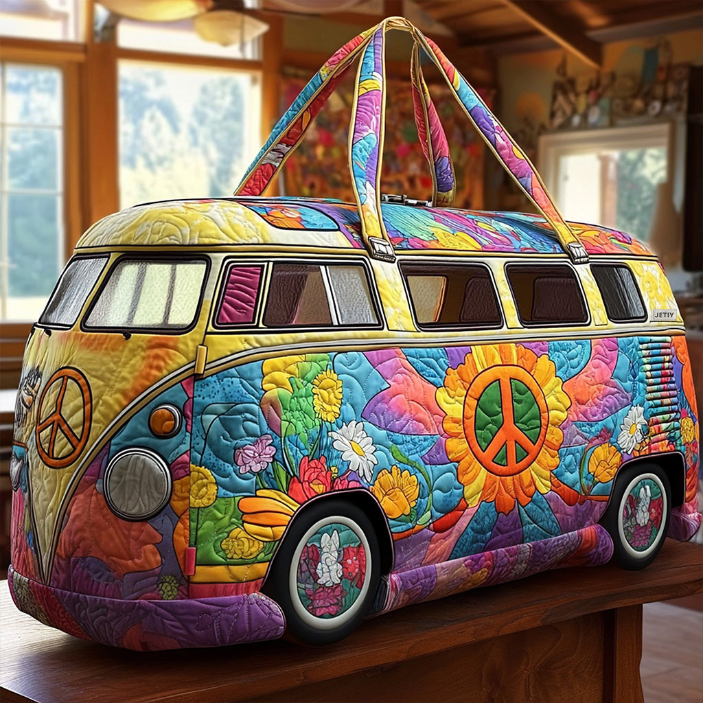Hippie Van Quiltet Duffle Bag