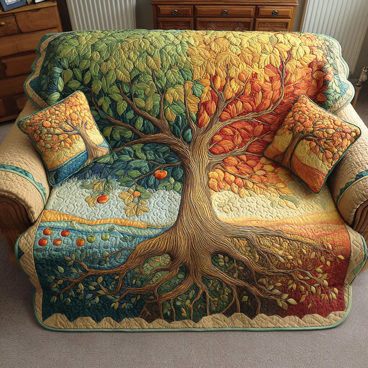 Livets Træ Quilted Sofa Betræk