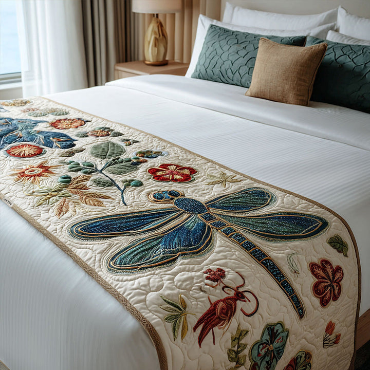 Drageflue Quilted Bed Runner