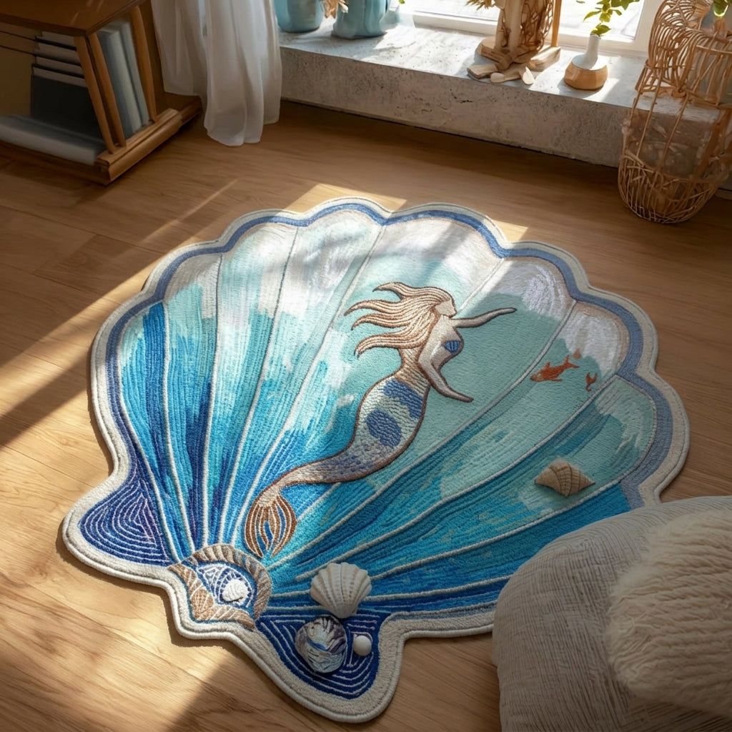 Mermaid Lagoon Specialformet Tæppe