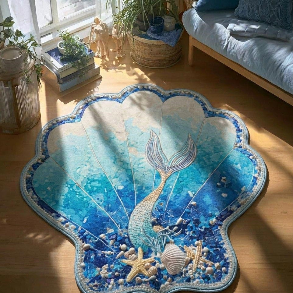 Mermaid Secret Specialformet Tæppe